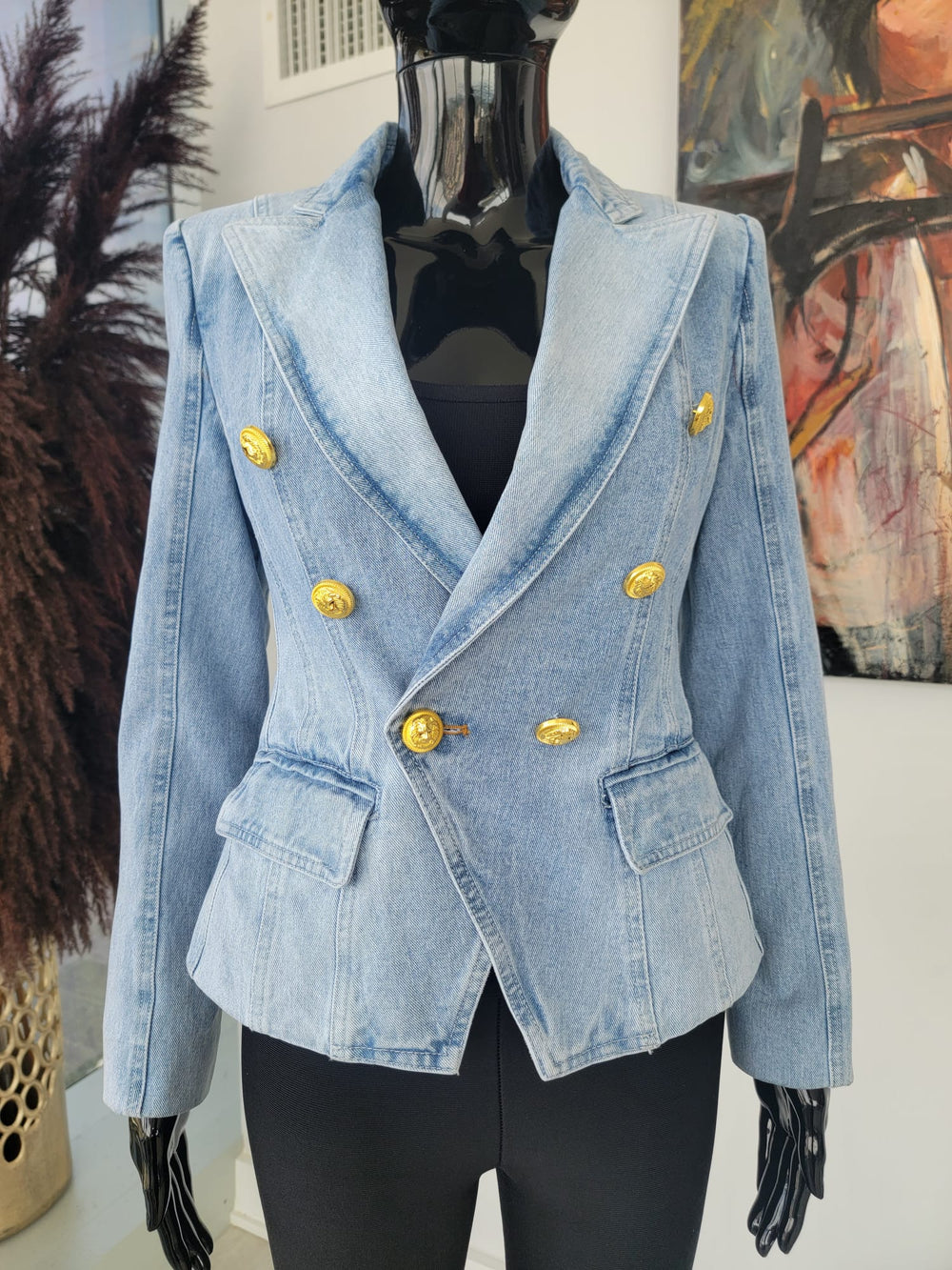 Fitted Jeans Blazer