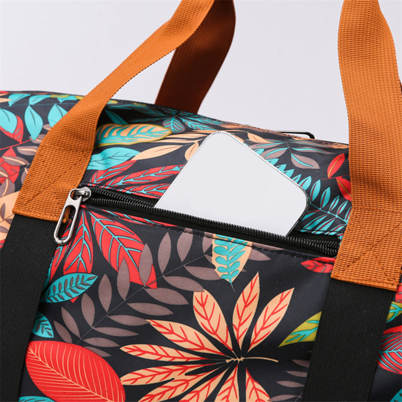 Floral Travel Tote Bag