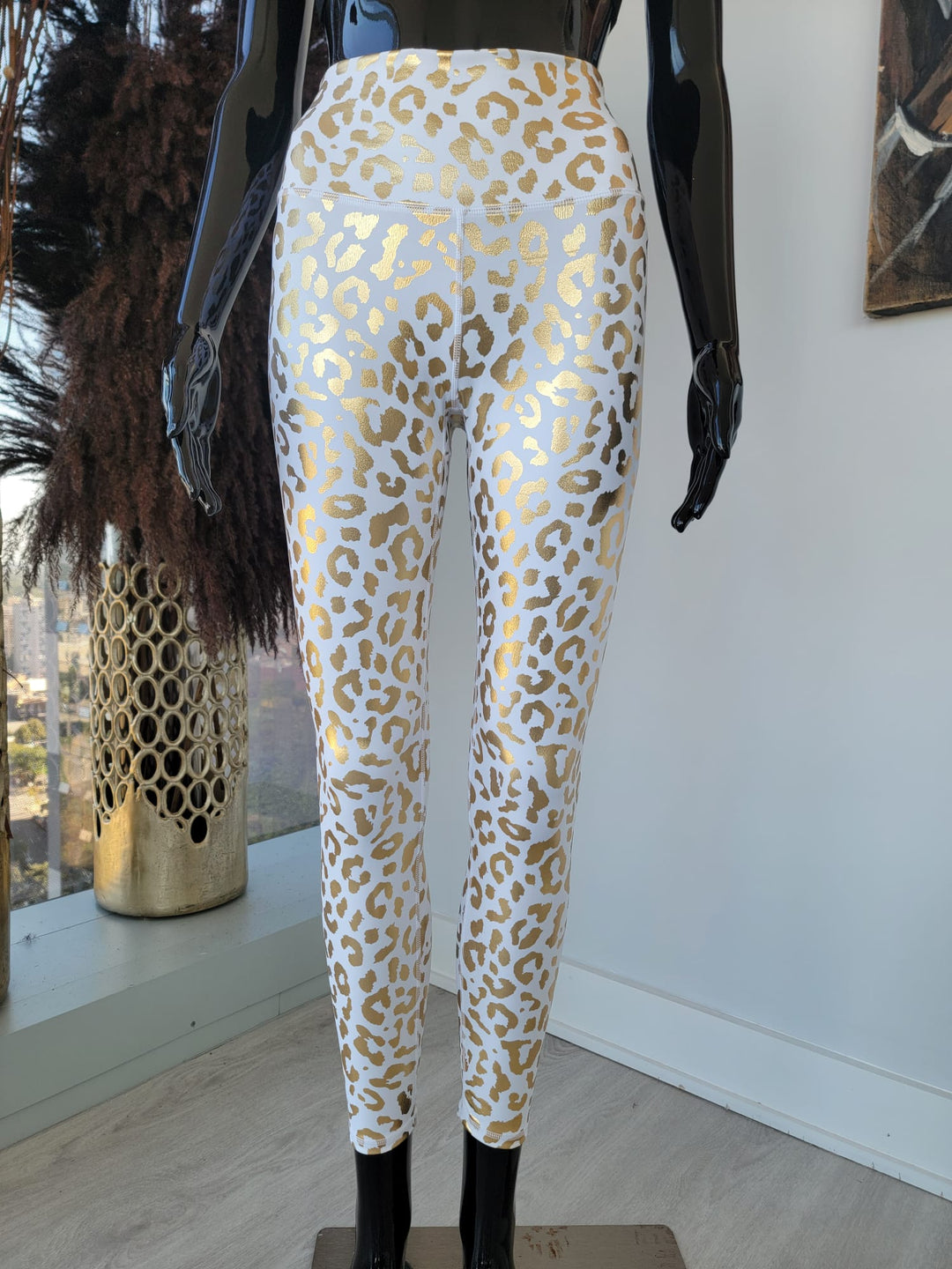 Legging léopard taille haute 