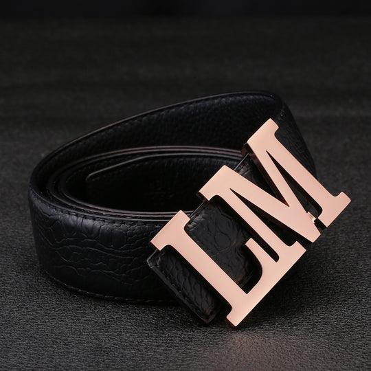 Custom Initials Belt and Buckle