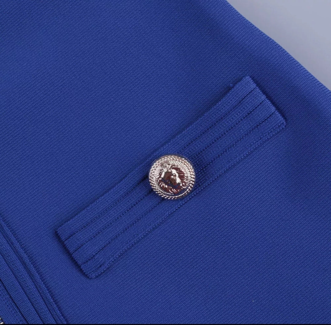 V-Neck Bandage Jacket