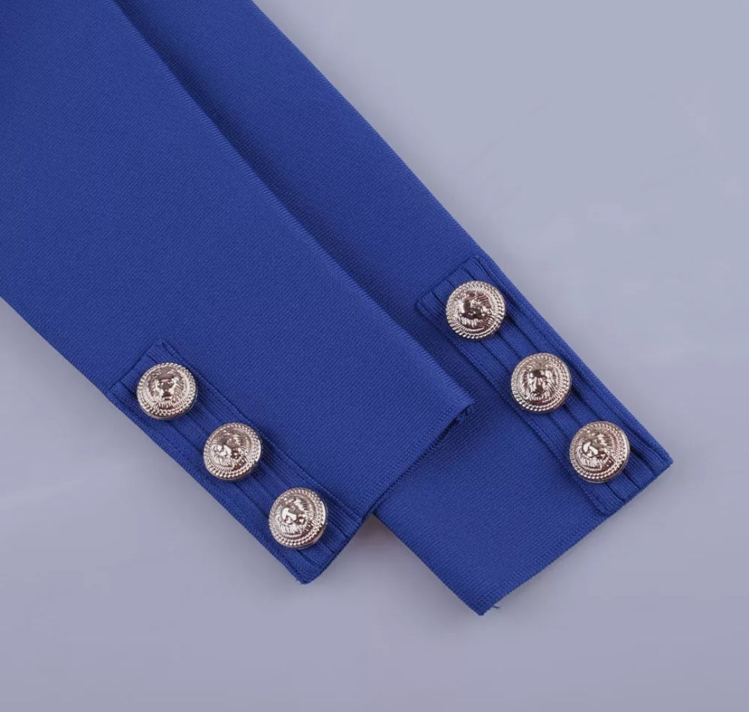 V-Neck Bandage Jacket