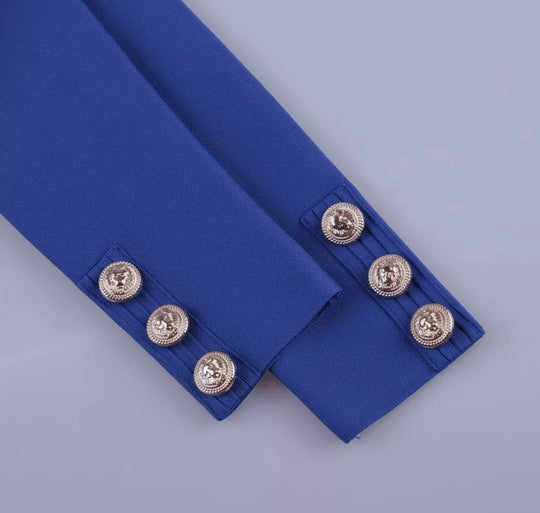 V-Neck Bandage Jacket