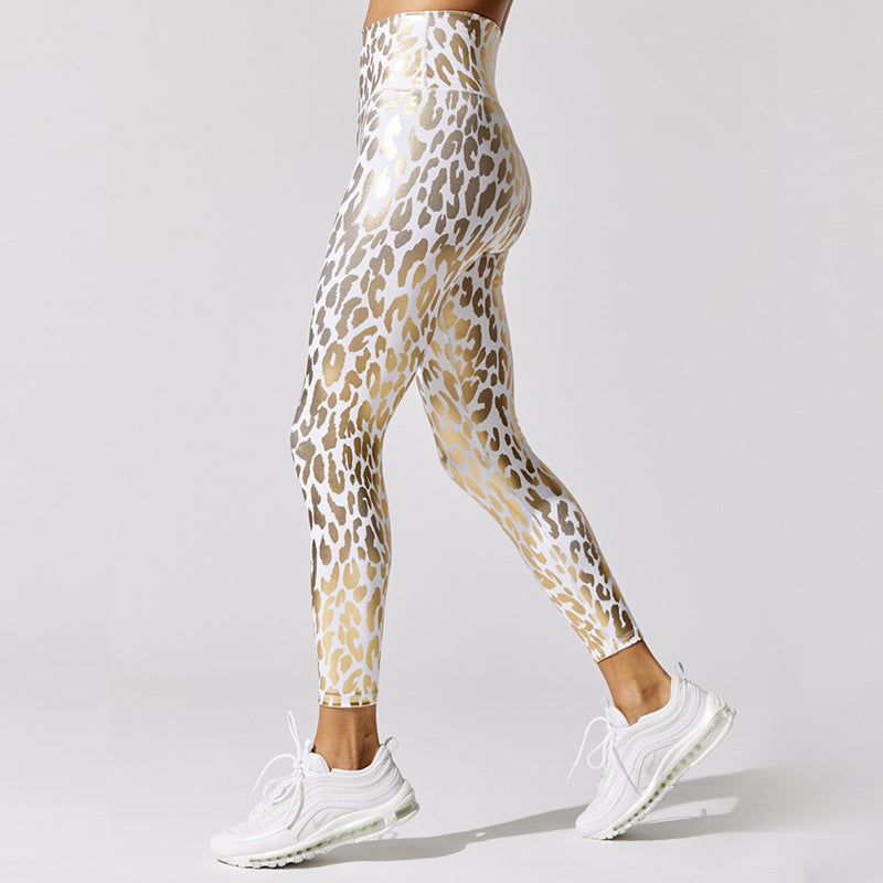 Legging léopard taille haute 