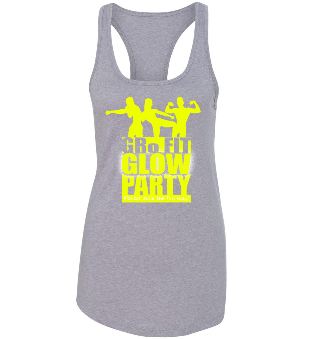 Camiseta sin mangas GRo Fit Glow Party